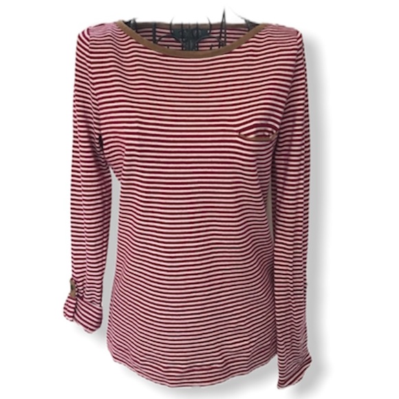 Lauren Ralph Lauren Petite Long Sleeve Top Sz SP - Picture 1 of 8